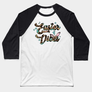 Easter vibes animal print Baseball T-Shirt